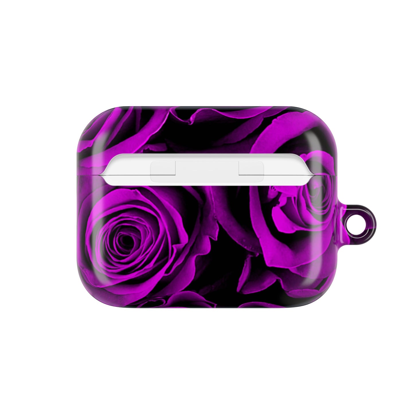 Earbud Case Cover – Amethyst Roses