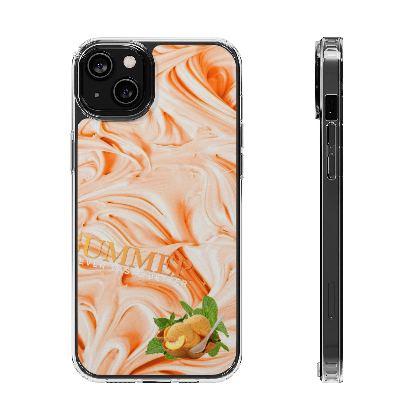 Clear Magnetic Phone Case – Peach Sorbet