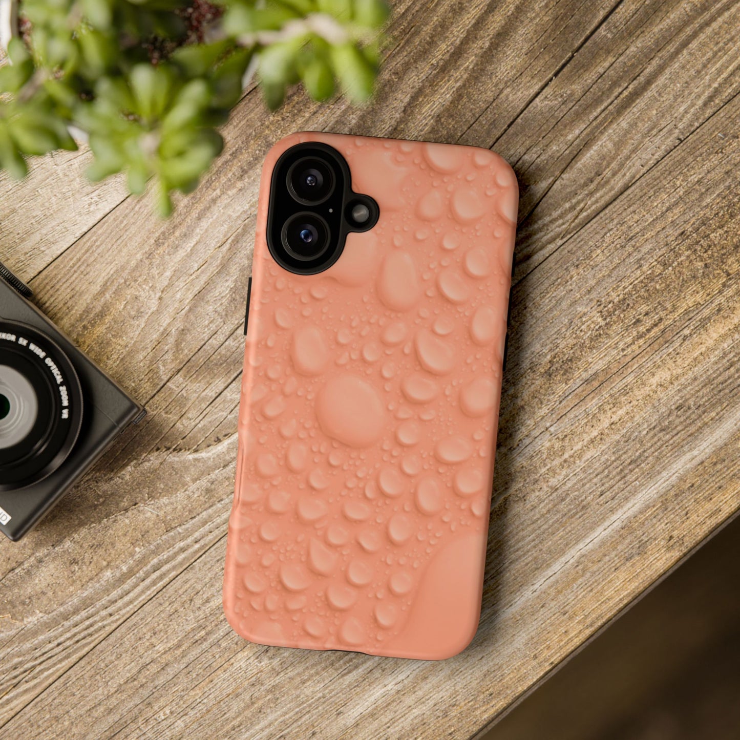 Protective Phone Case – Apricot Rain