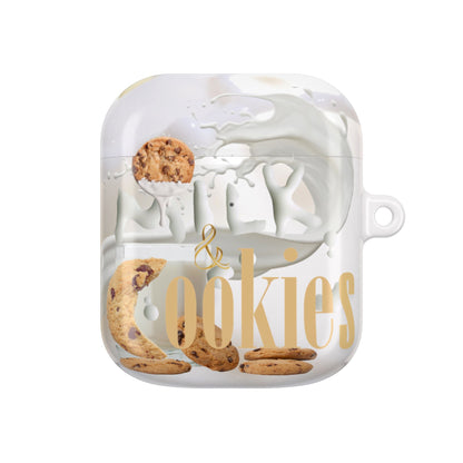 Earbud Case Cover – Milk & Cookies