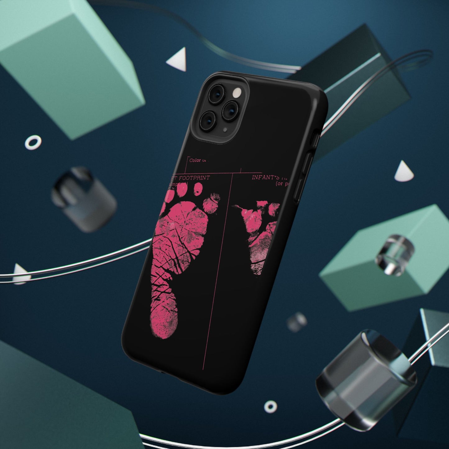 Wireless-Charging Compatible Case – Mom’s Little Pink Footprints
