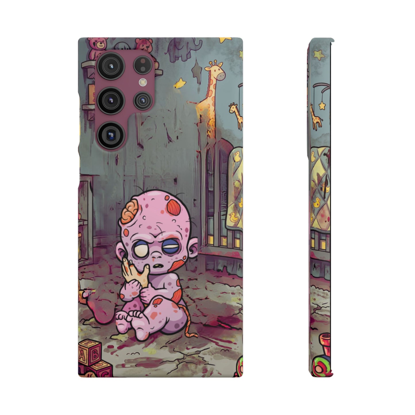 Phone Case — Creepy Cute Zombie Baby Nursery Design