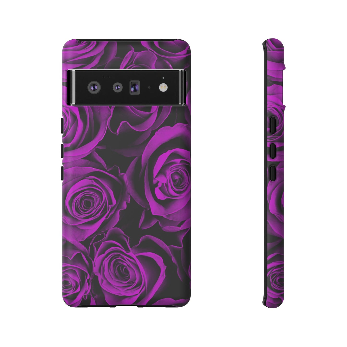 Protective Phone Case – Amethyst Roses