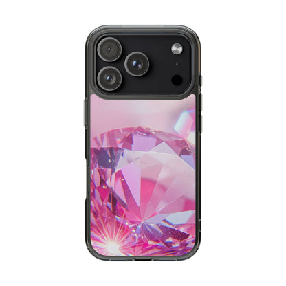 Clear Phone Case – Pink Ice