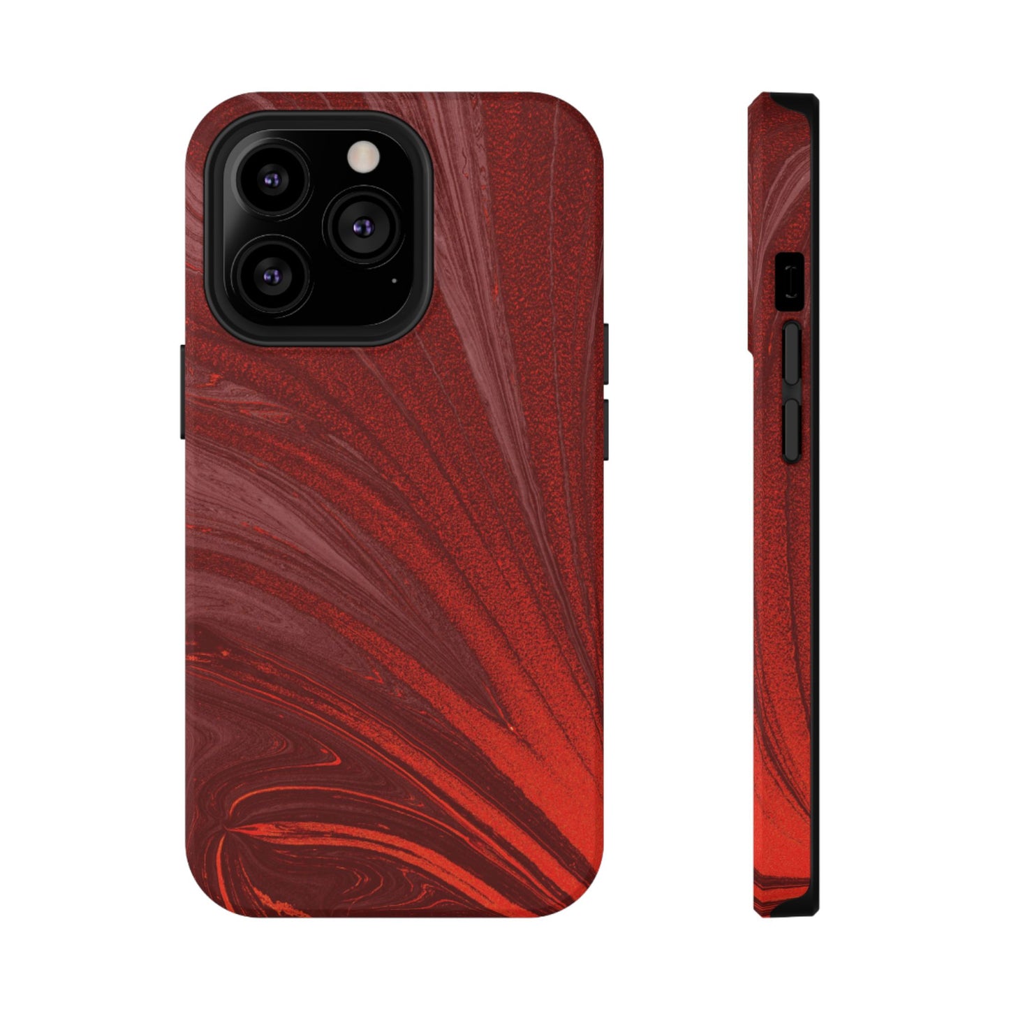 Impact-Resistant Phone Case — Crimson Current