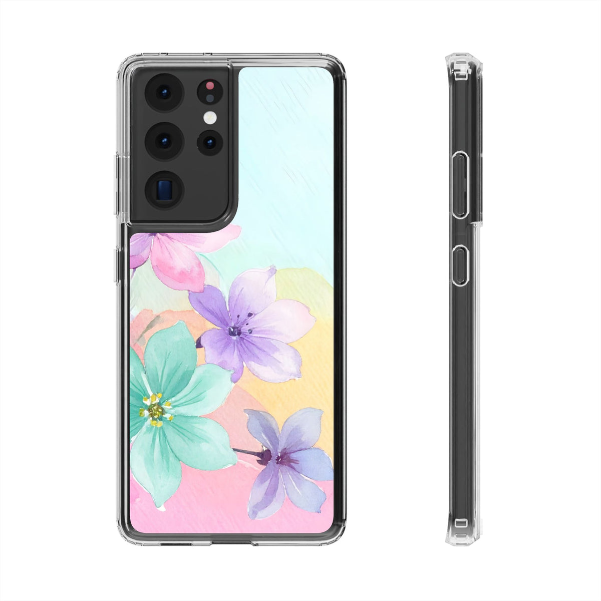 Clear Phone Case – Water Petal