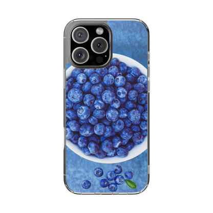 Clear Magnetic Phone Case – Chilled Blueberries