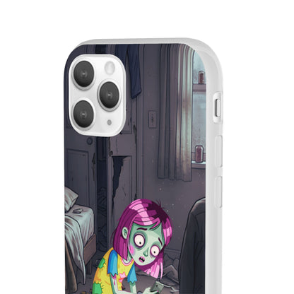 Zombie Girl Phone Case — Cute Creepy Cartoon Phone Cover