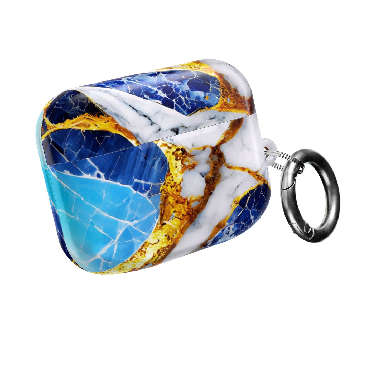 Wireless Earbud Case Cover – Sapphire Veins