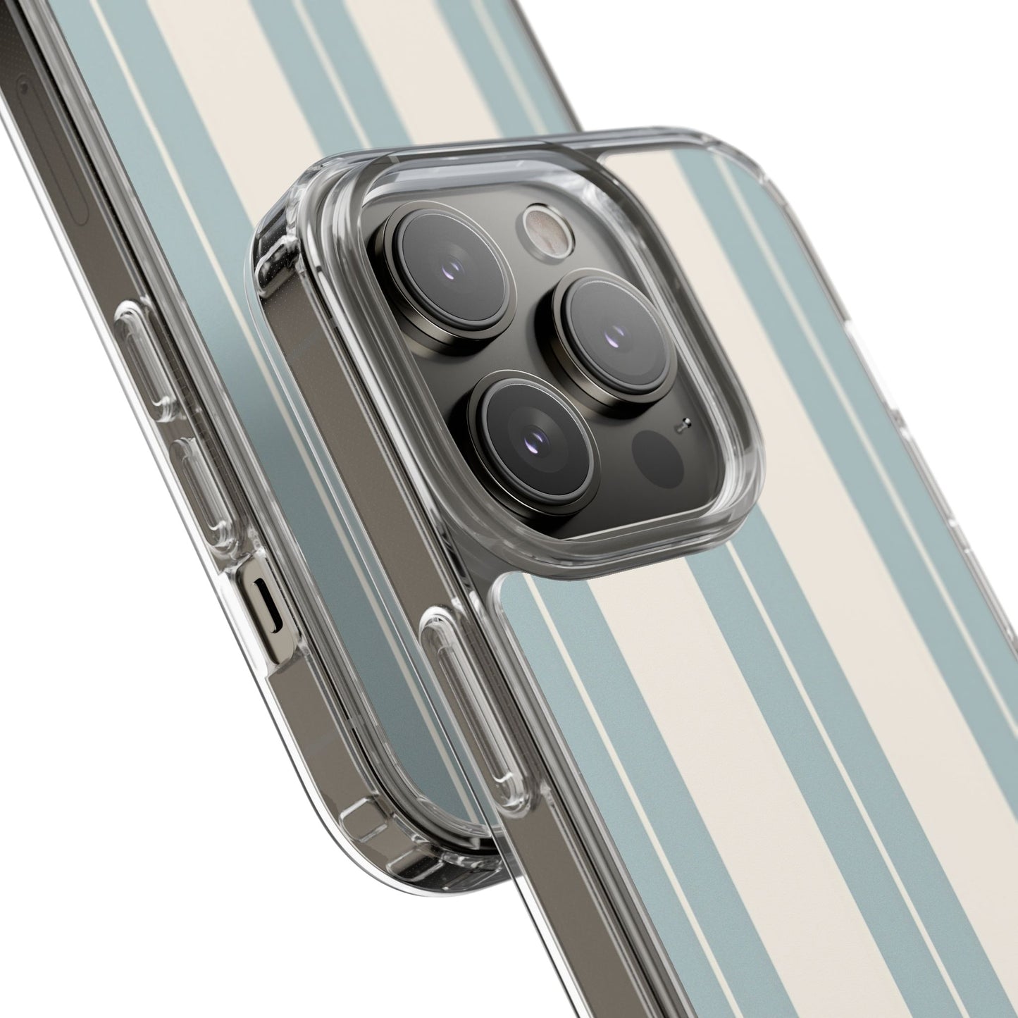 Clear Phone Case – Coastal Stripe