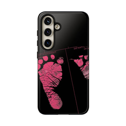 Protective Phone Case – Mom’s Little Pink Footprints