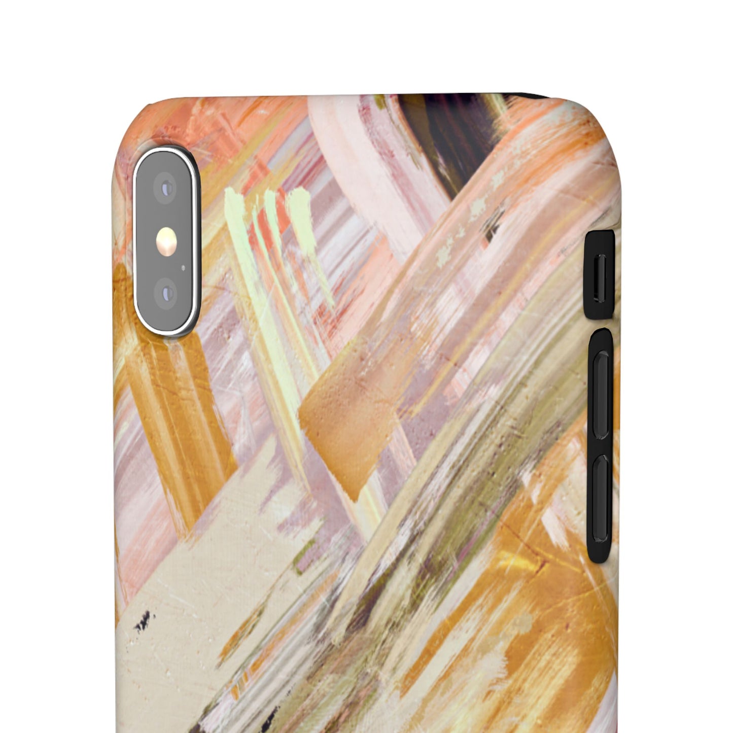 Snap Phone Case – Brush & Bronze