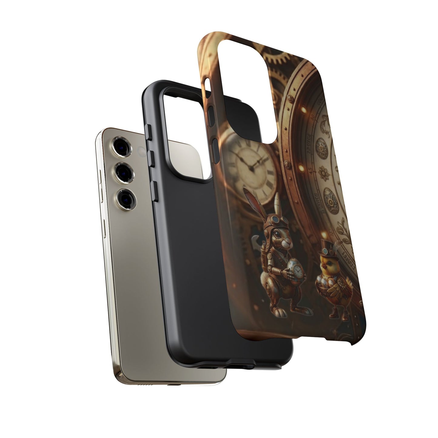 Protective Phone Case – Clockwork Cottontail