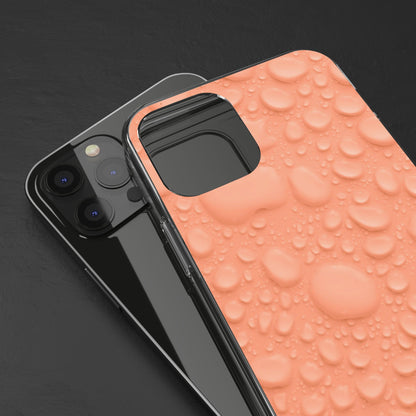 Clear Phone Case – Apricot Rain