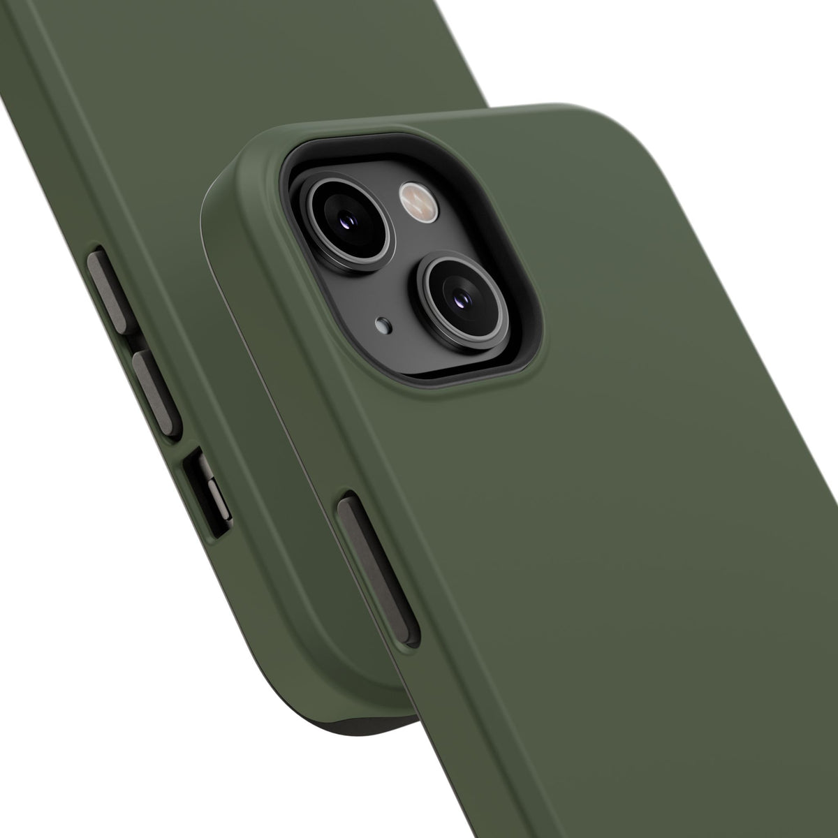 Impact-Resistant Phone Case — Military Green Protective Shockproof Cover