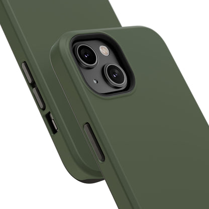 Impact-Resistant Phone Case — Military Green Protective Shockproof Cover