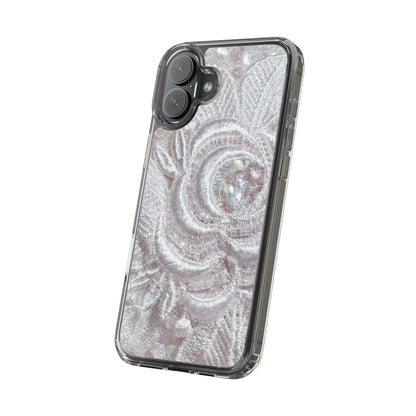 Clear Phone Case – Lace Veil