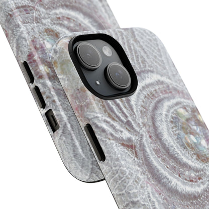 Protective Magnetic Phone Case – Lace Veil