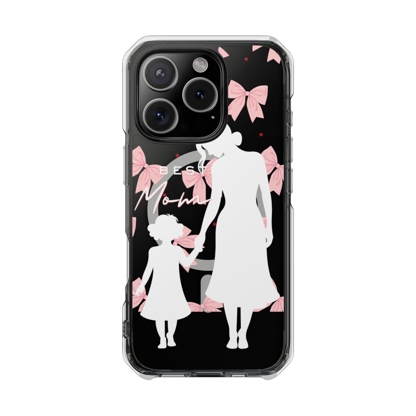 Clear Magnetic Phone Case – Best Mom: My Little Girl
