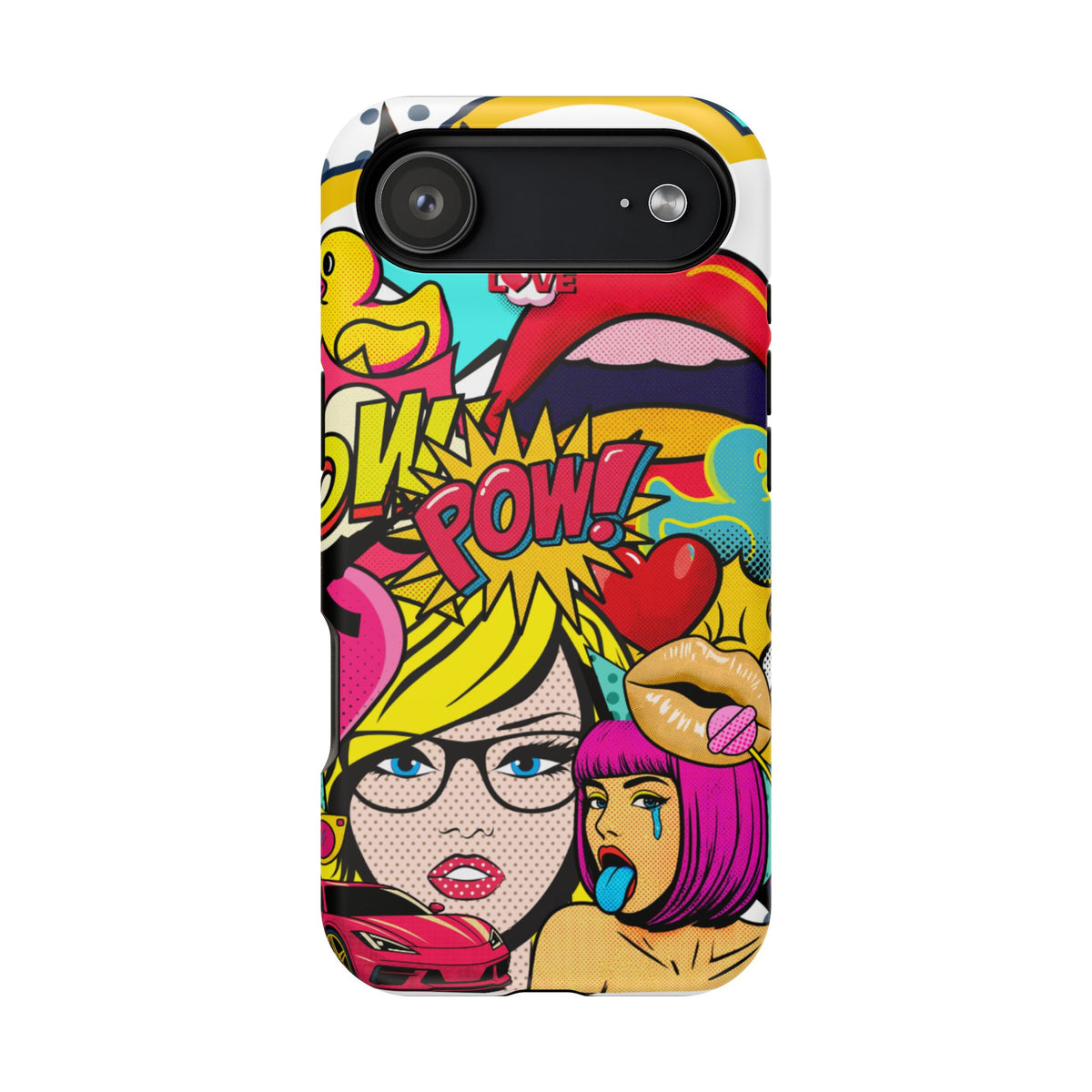 Impact-Resistant Phone Case – Pop Off – Compatible with iPhone 11–17 & Samsung Galaxy S22–S26 Series
