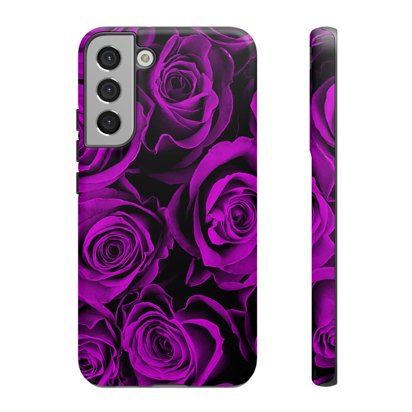 Protective Phone Case – Amethyst Roses