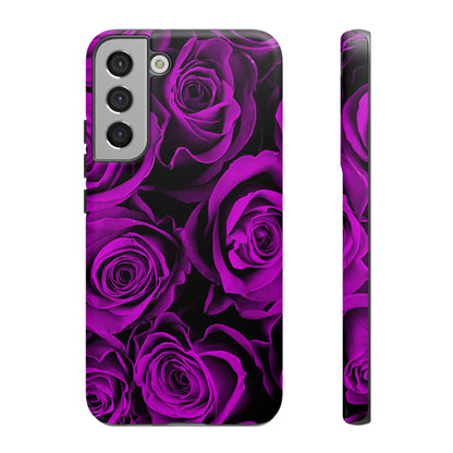 Protective Phone Case – Amethyst Roses