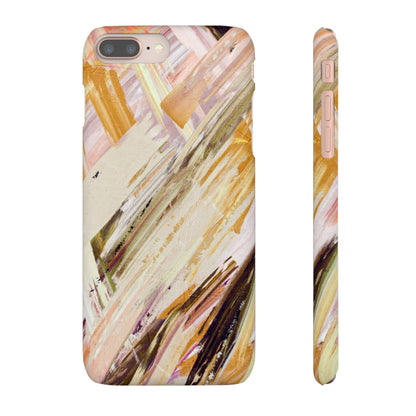 Snap Phone Case – Brush & Bronze