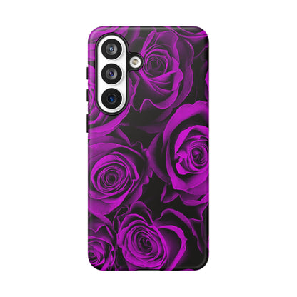Protective Phone Case – Amethyst Roses