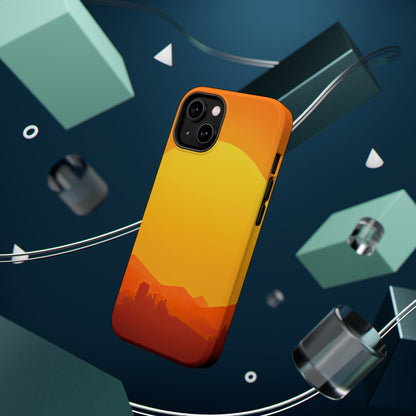 Wireless-Charging Compatible Case – Desert Sunrise