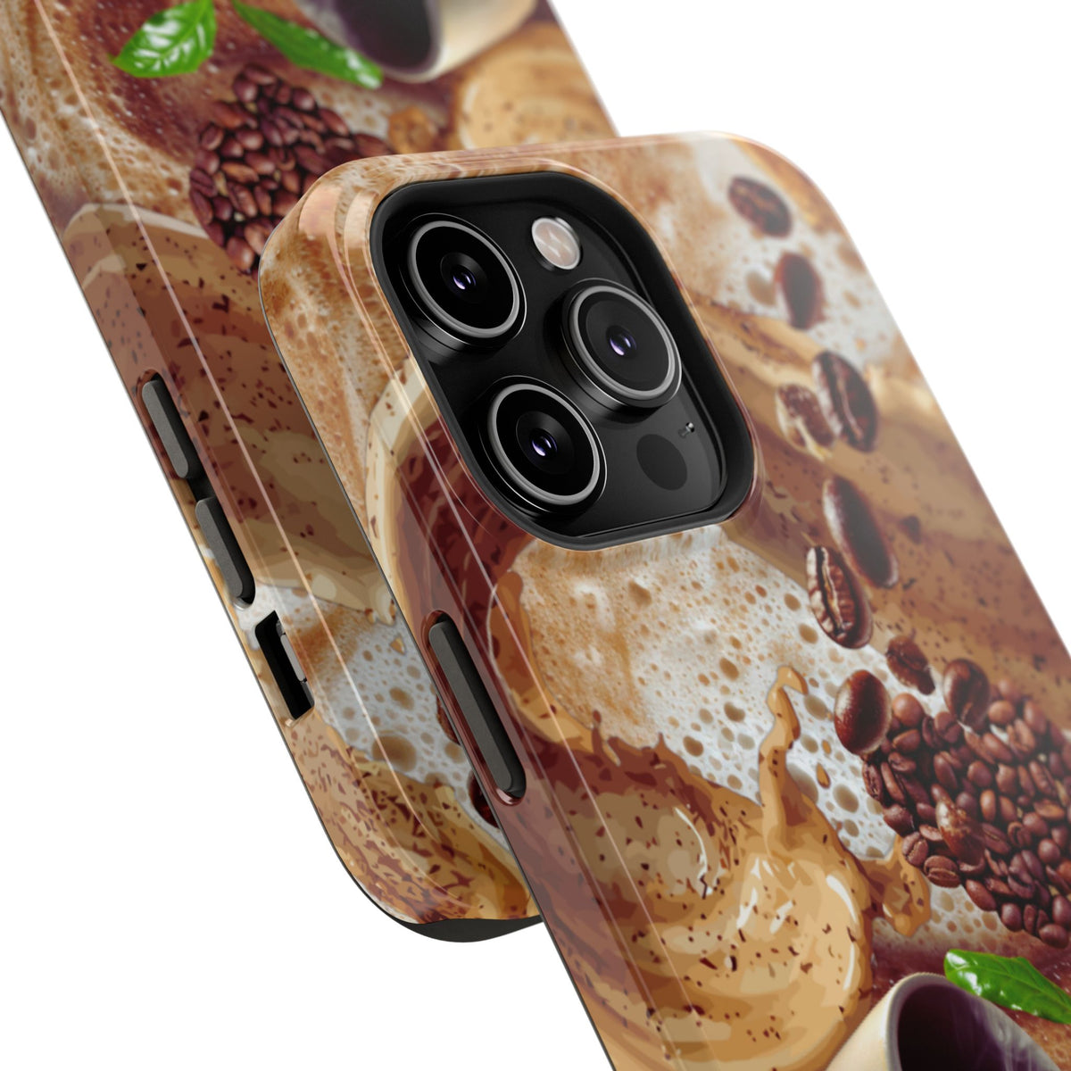 Impact-Resistant Phone Case – Love at First Sip – Compatible with iPhone 11–17 & Samsung Galaxy S22–S26 Series