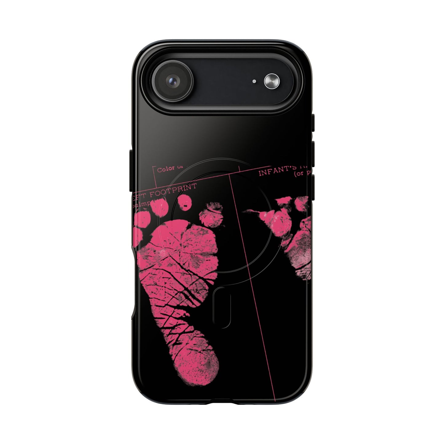 Protective Magnetic Phone Case – Mom’s Little Pink Footprints