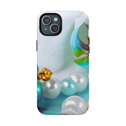Protective Magnetic Phone Case – Mermaid's Pearl