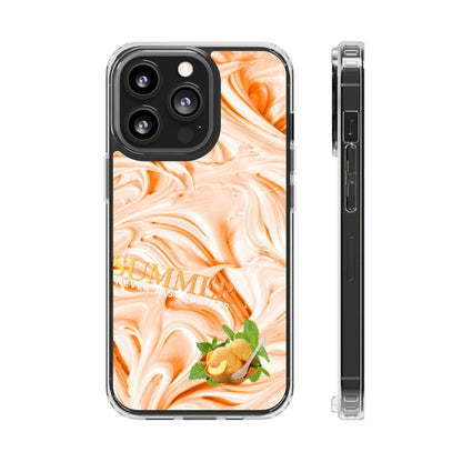 Clear Magnetic Phone Case – Peach Sorbet