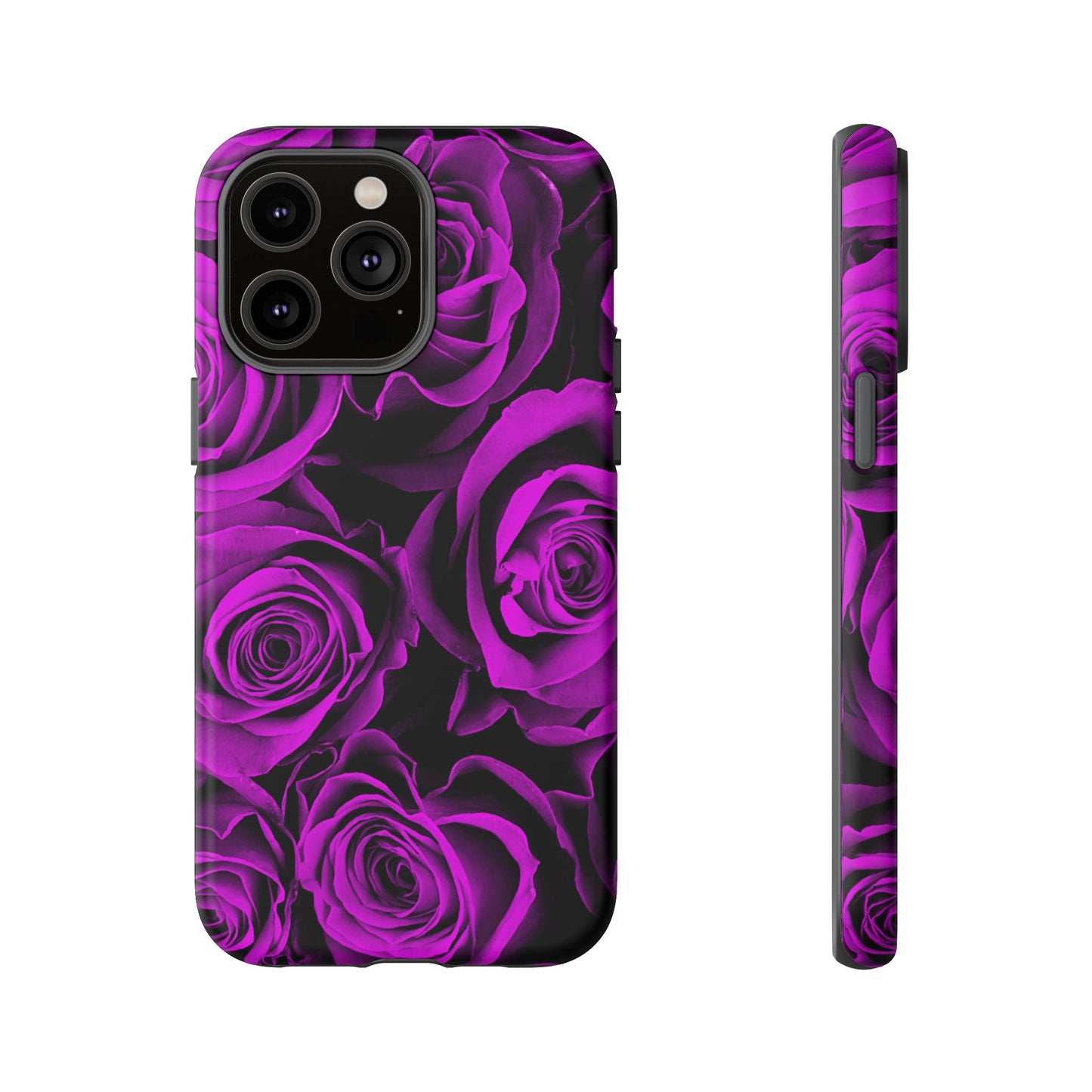 Protective Phone Case – Amethyst Roses