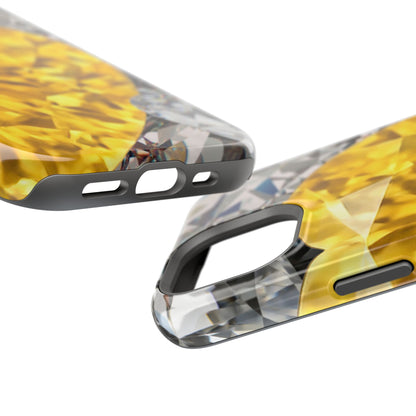 Impact-Resistant Phone Case – Heart of Gold