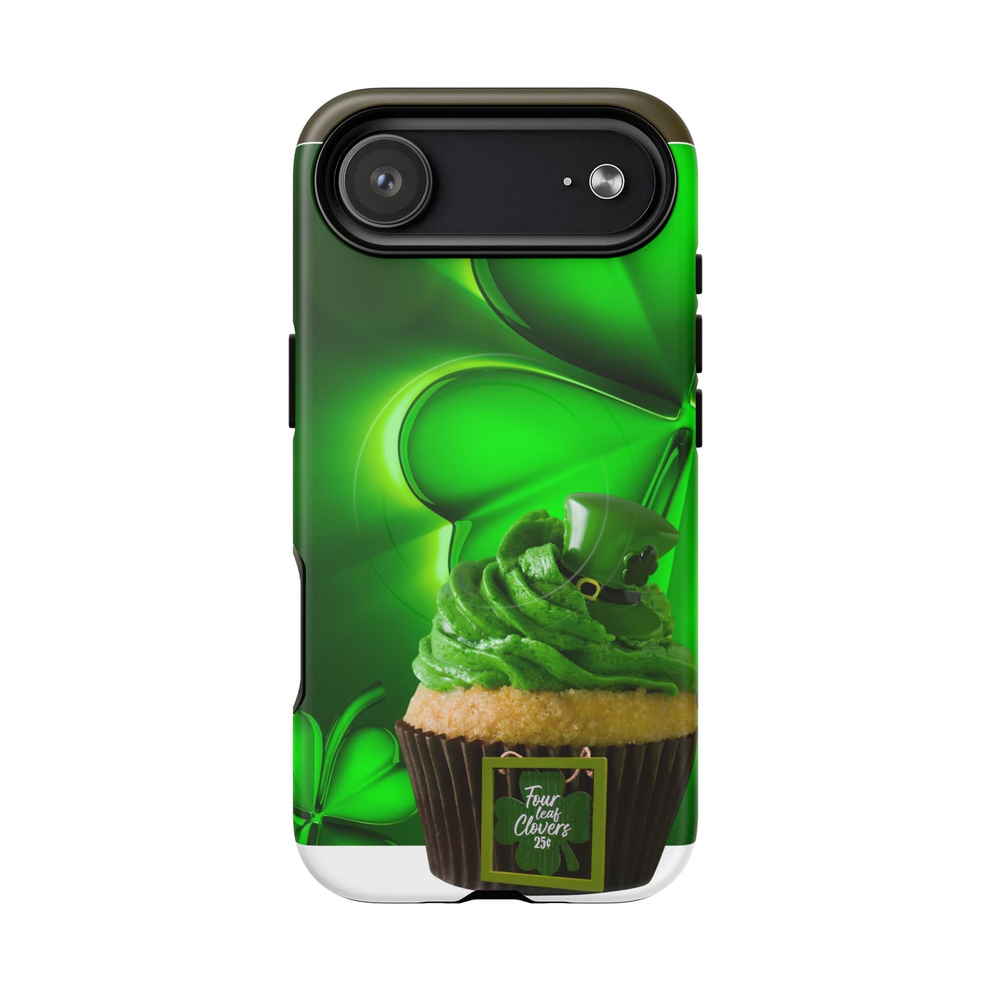 Protective Phone Case – Lucky Clover Cupcake
