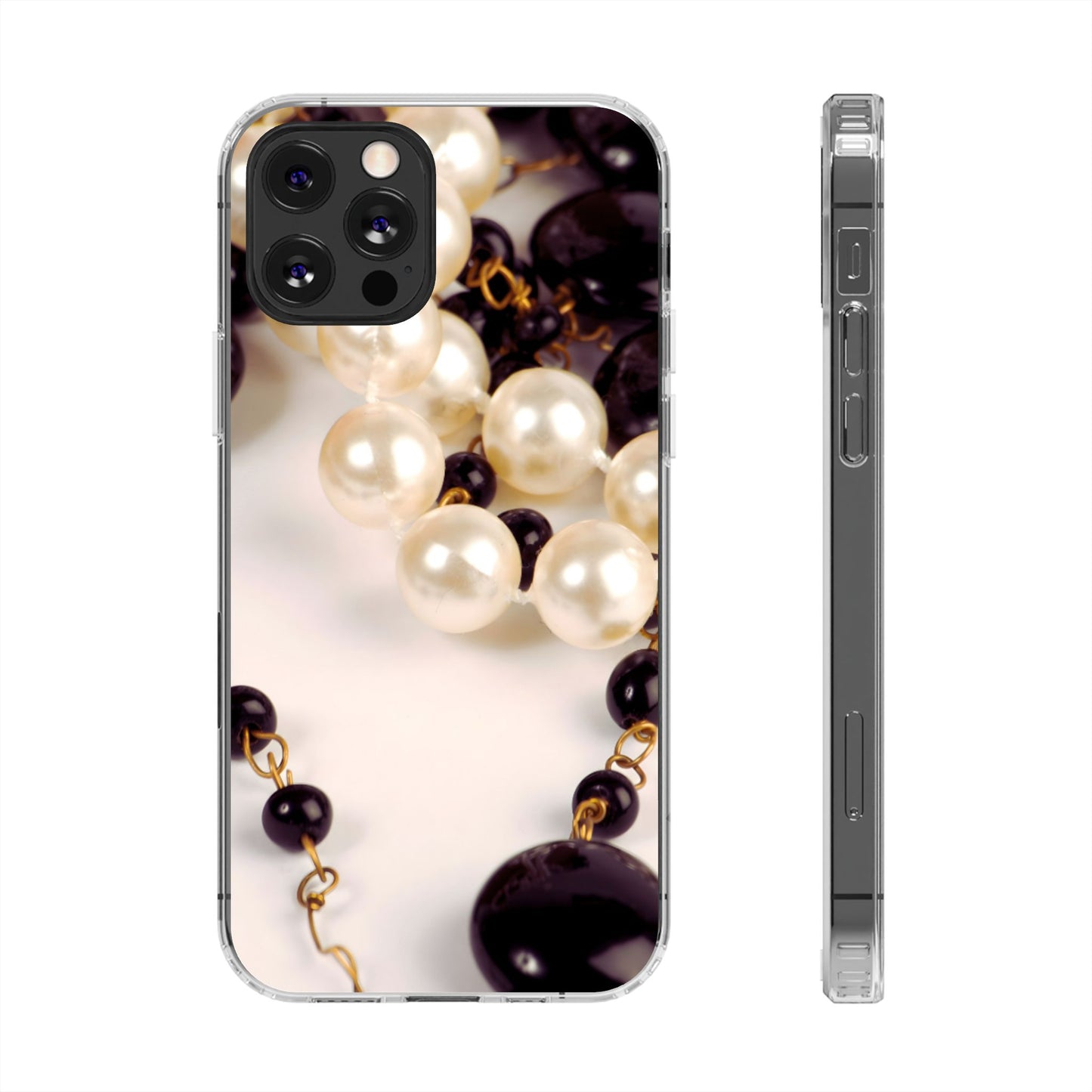Clear Magnetic Phone Case – Noir Pearl