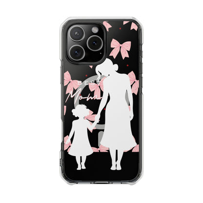 Clear Magnetic Phone Case – Best Mom: My Little Girl
