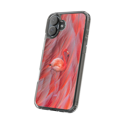 Clear Phone Case – Scarlet Plume