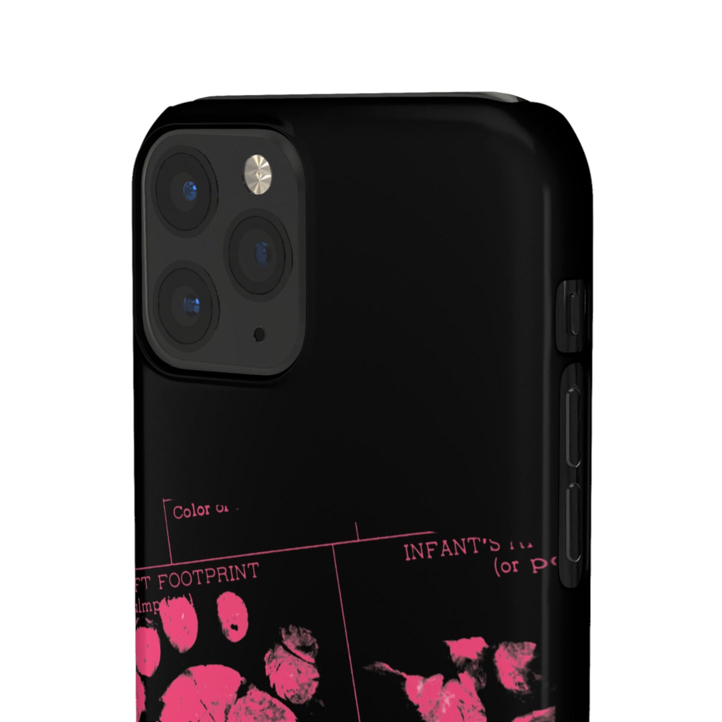 Snap Phone Case – Mom’s Little Pink Footprints
