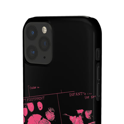 Snap Phone Case – Mom’s Little Pink Footprints