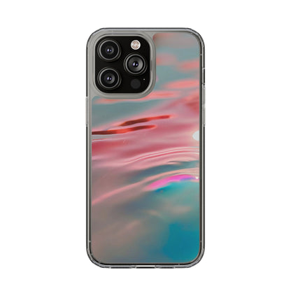 Clear Phone Case – Liquid Sunset
