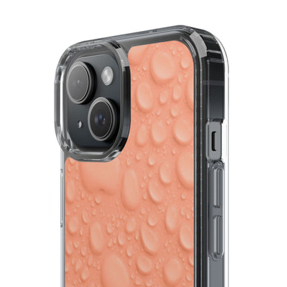 Clear Phone Case – Apricot Rain