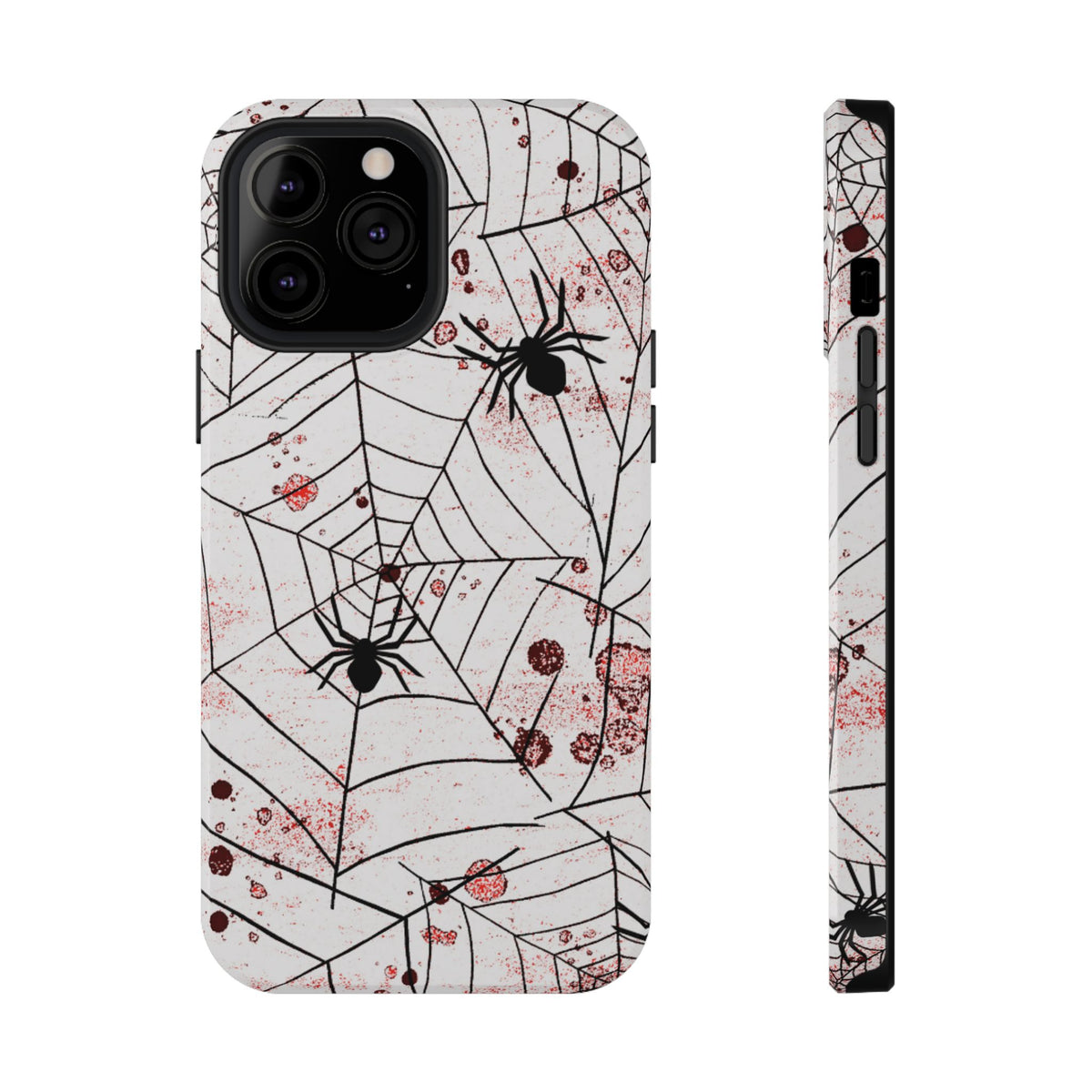 Impact-Resistant Phone Case – Blood Web