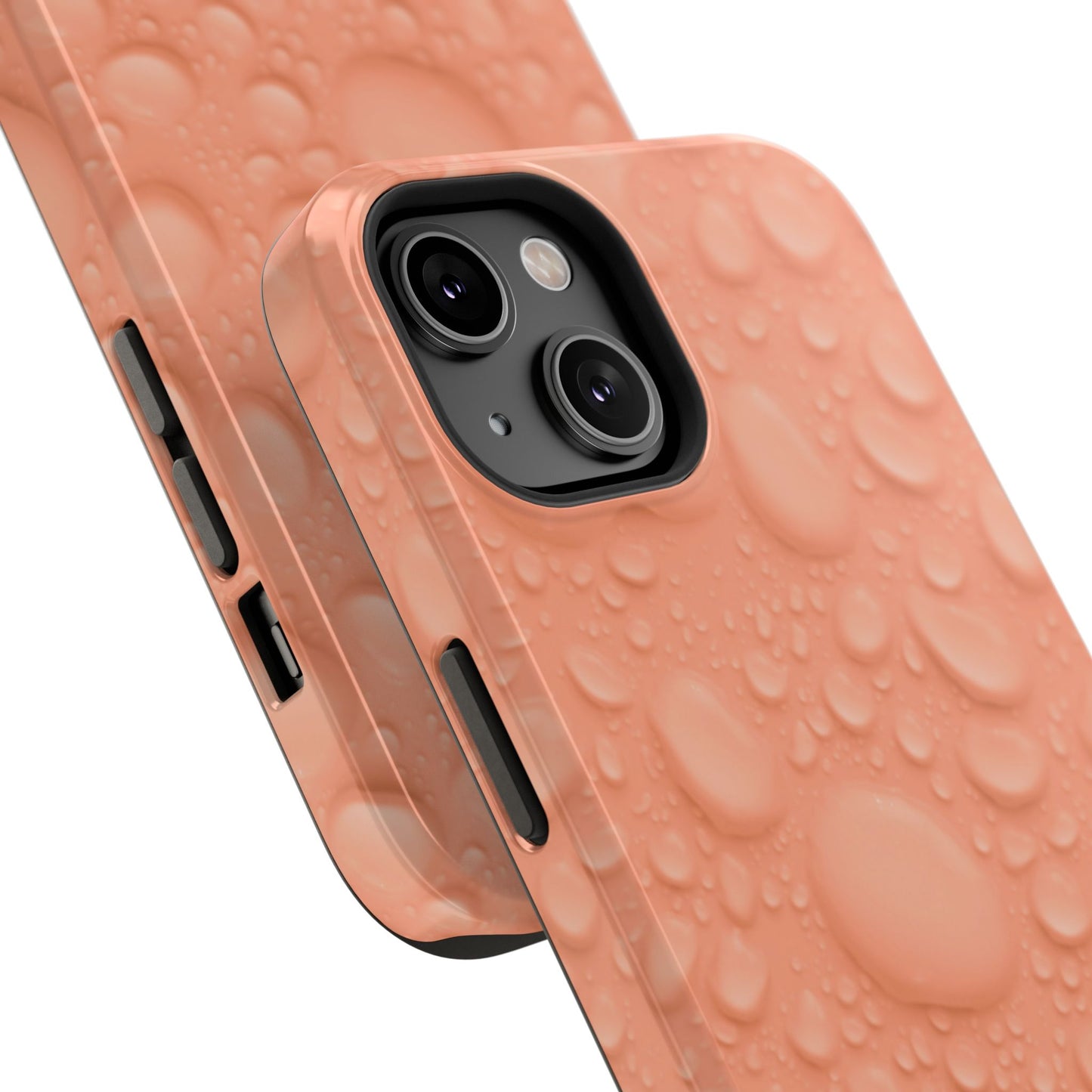 Impact-Resistant Phone Case – Apricot Rain
