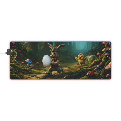 Gaming LED Desk Mat – Egg Heist