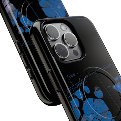 Protective Magnetic Phone Case – Mom’s Little Blue Footprints