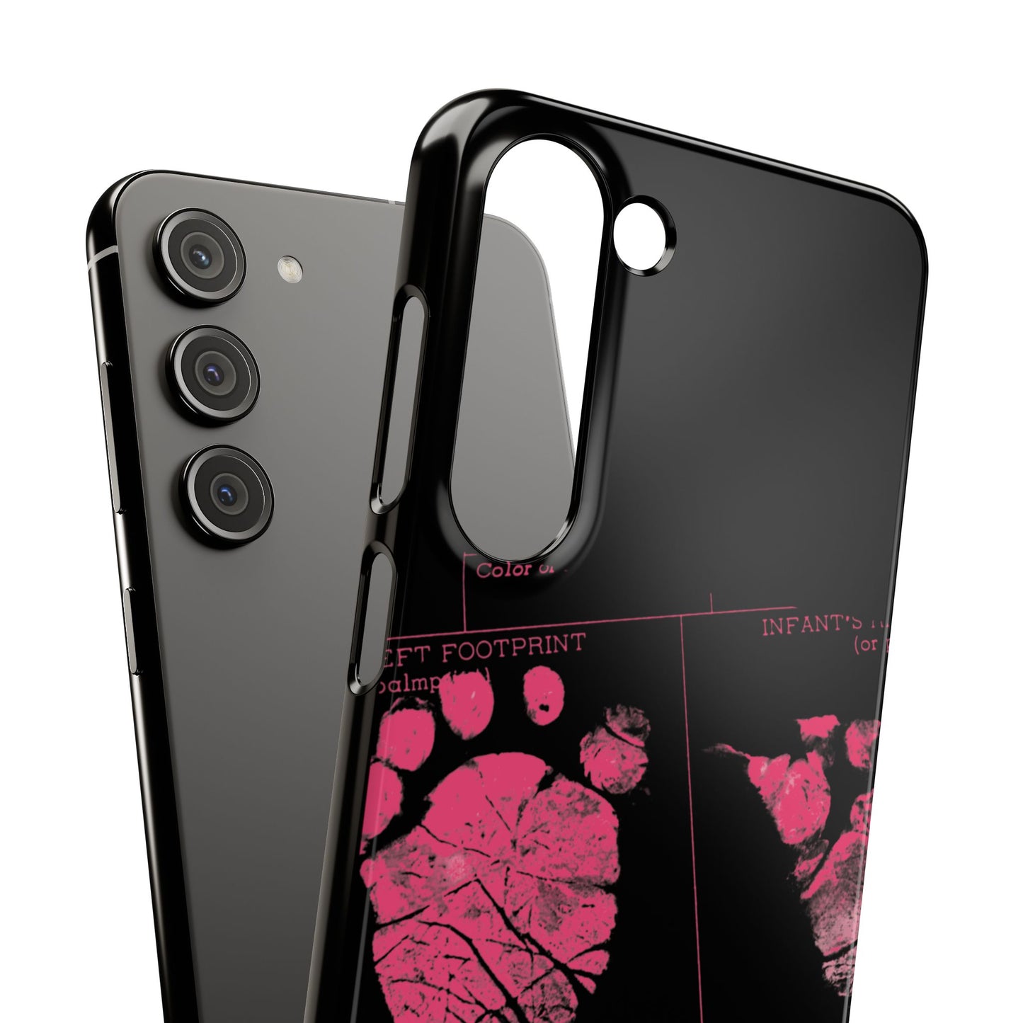 Snap Phone Case – Mom’s Little Pink Footprints