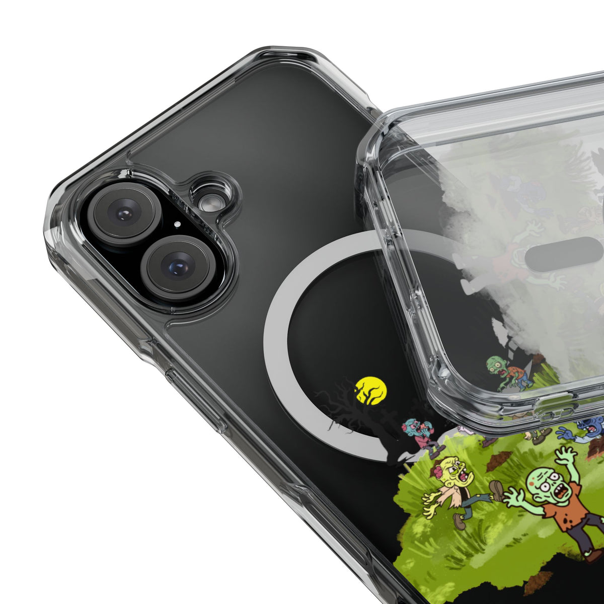 Clear Magnetic Phone Case – Graveyard Shift