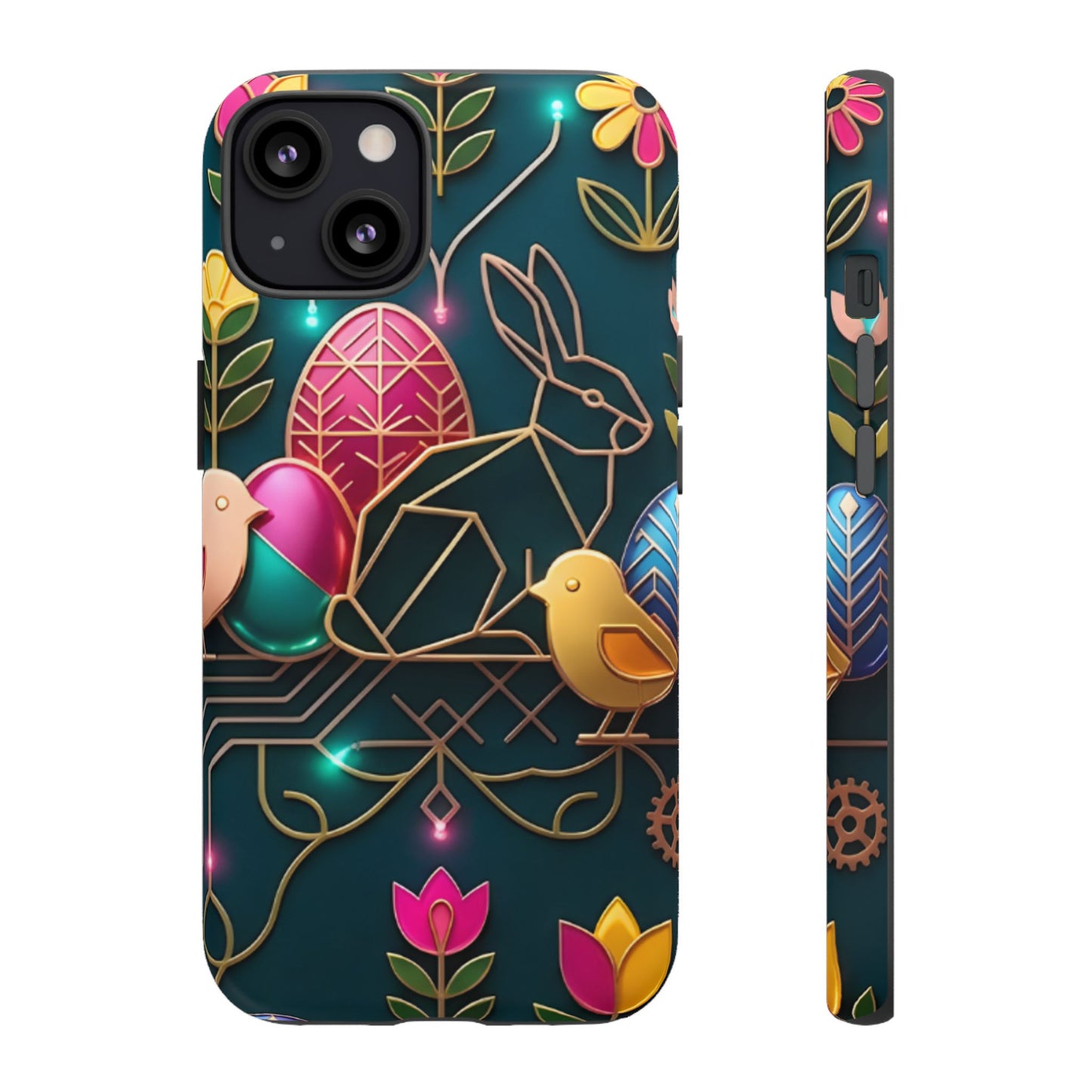 Protective Phone Case – Jeweled Garden